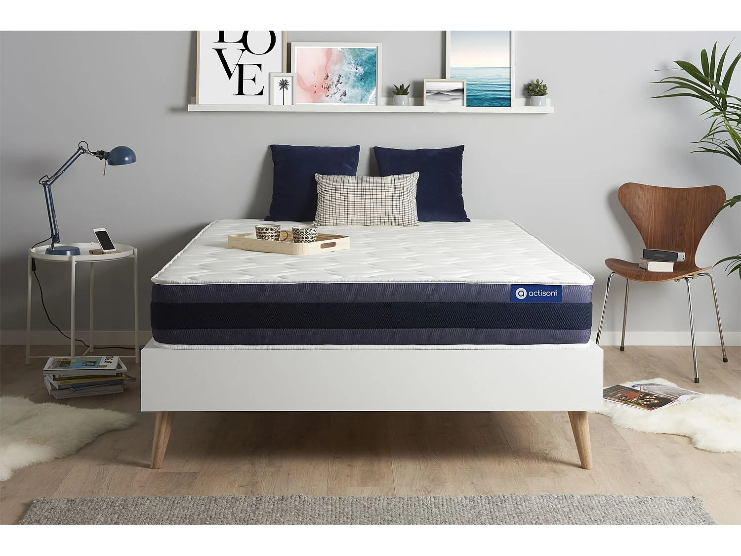 Materac Actimemo morpho 140x200cm, Grubosc : 24 cm, Pianka z pamiecia ksztaltu, Zrównowazony, 5 stref komfortu