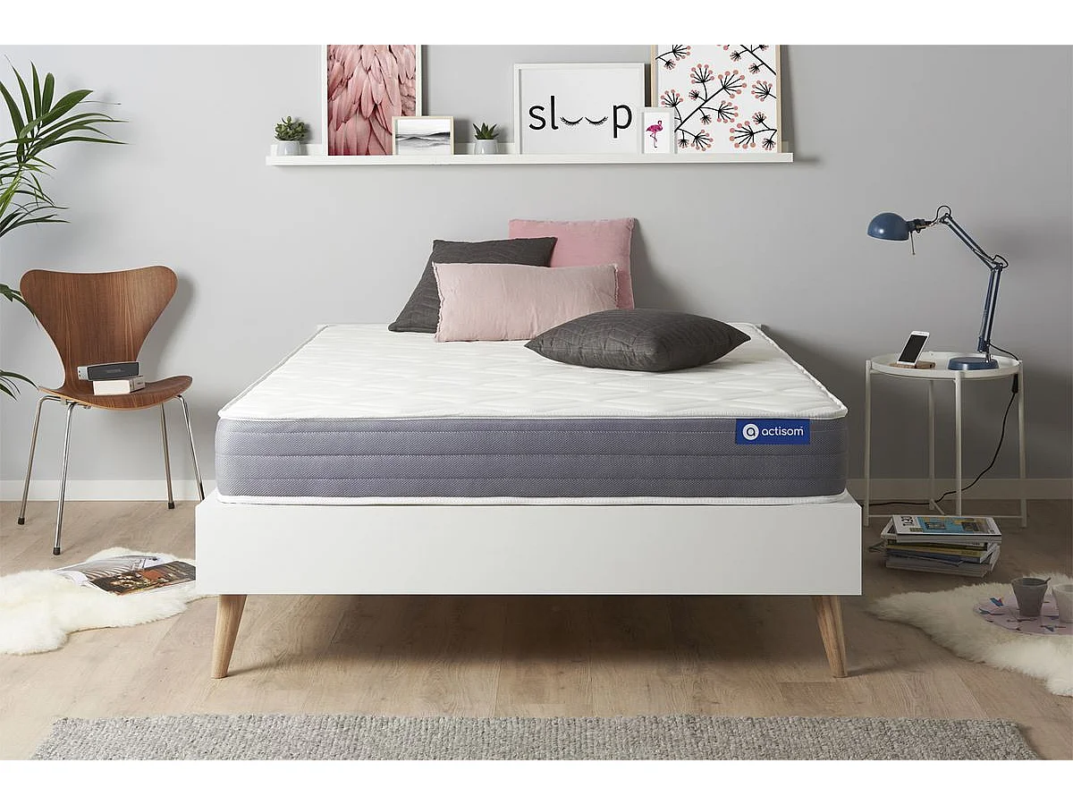 Colchón Actimemo dream 140x190cm, Grosor: 22cm, Espuma viscoelástica, Moderadamente firme, 5 zonas de confort