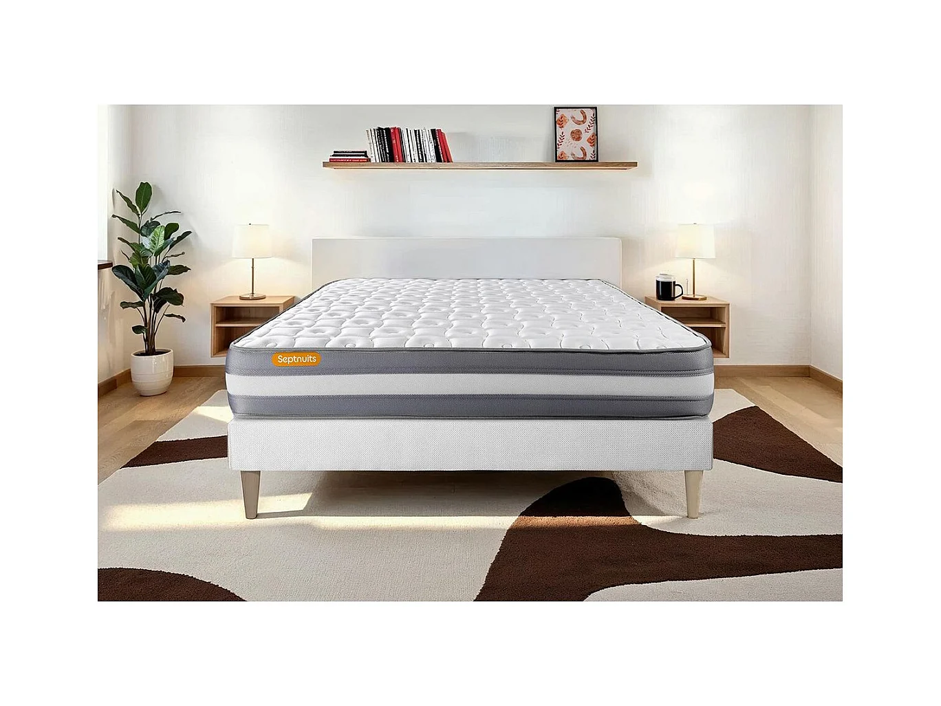 Matelas mémoire de forme 180x200 Memo Plus 3 zones de confort