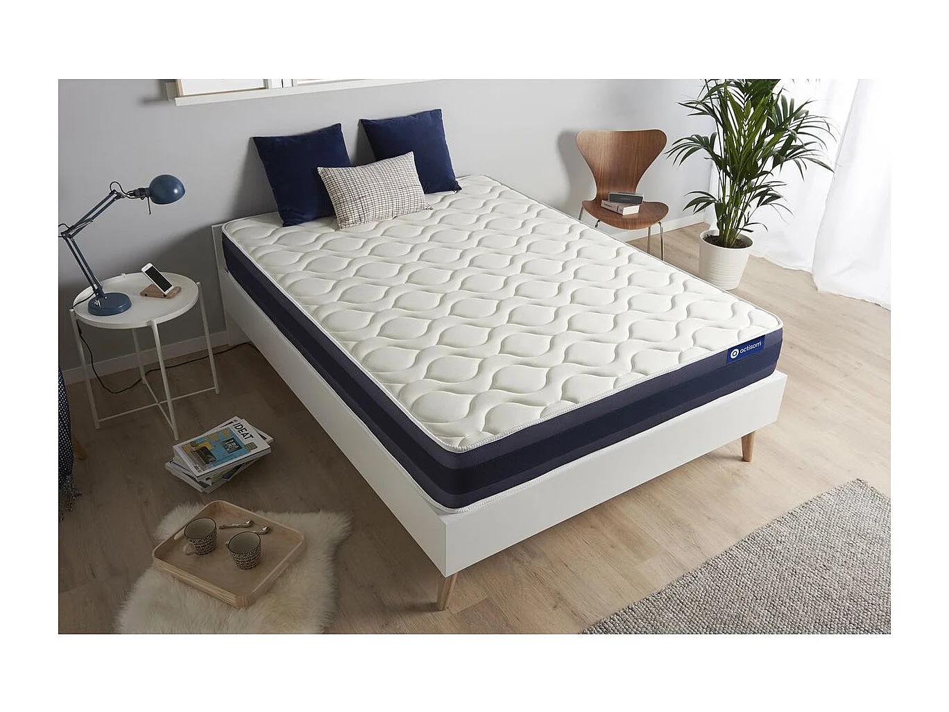 Materac Actimemo morpho 90x190cm, Grubosc : 24 cm, Pianka z pamiecia ksztaltu, Zrównowazony, 5 stref komfortu