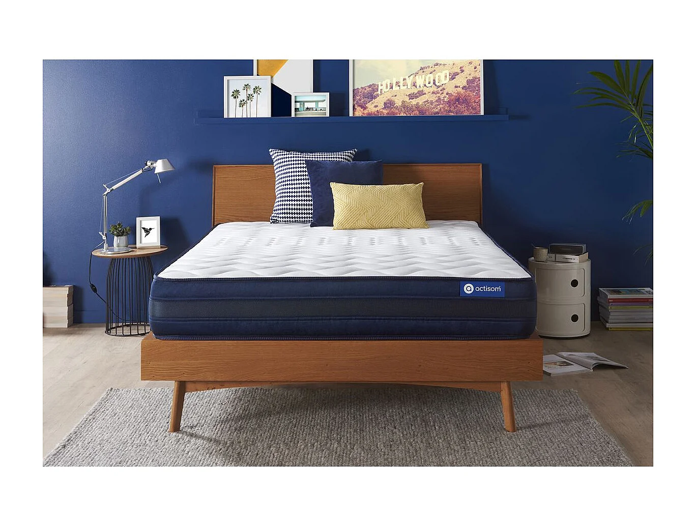 Actiflex tech matras 180x200cm , Matrasdikte : 24 cm , Pocketveren en traagschuim , Zeer stevig, 5 comfortzone