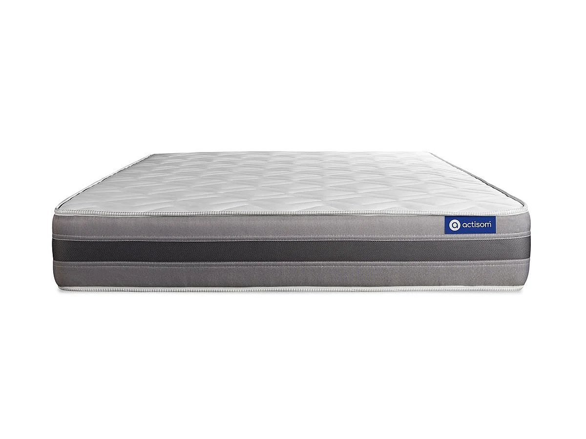 ACTISOM Matelas Ressorts ensachés et mémoire de forme 160x200 cm Maxi épaisseur 5zones de confort