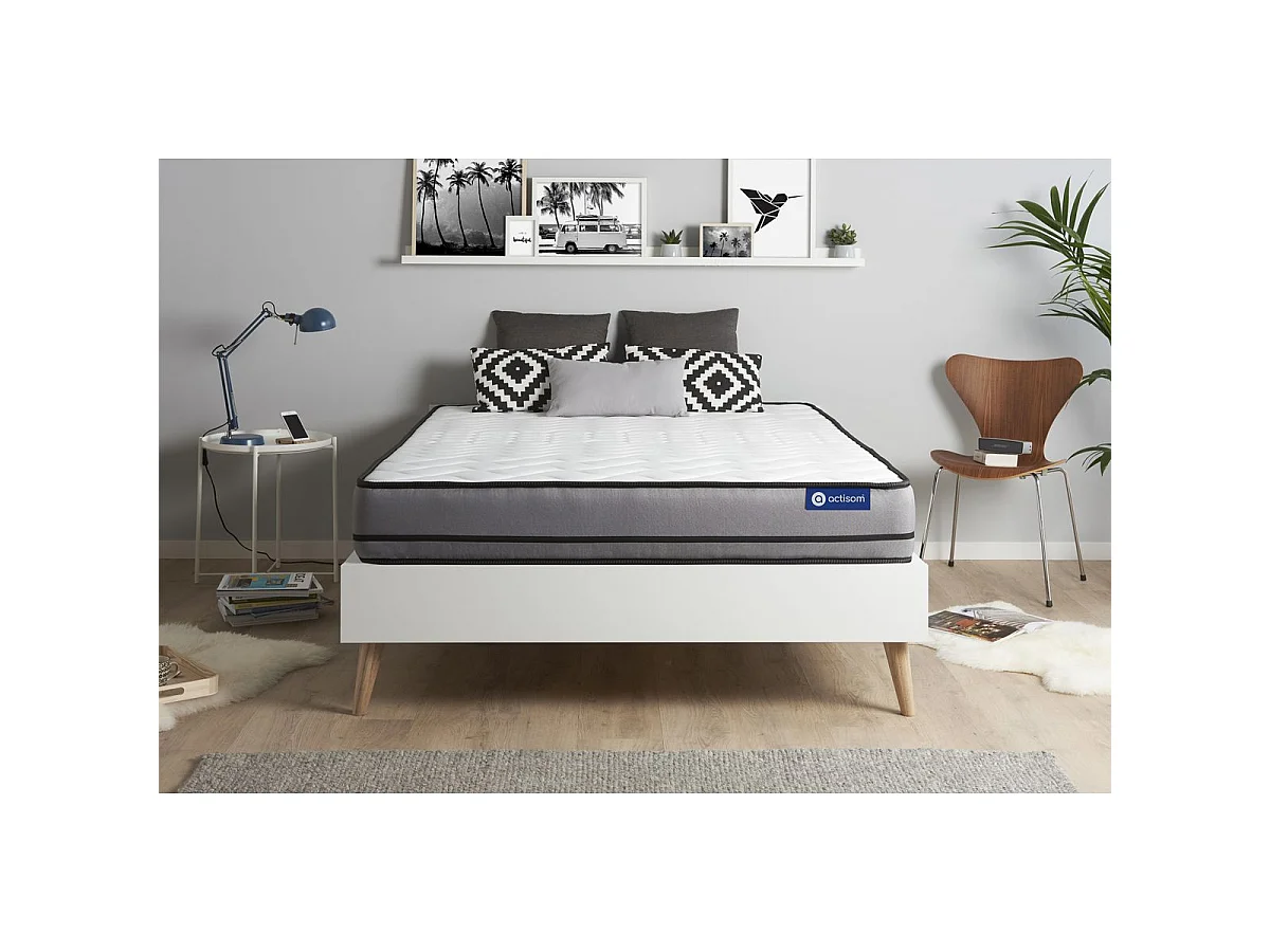 Matelas ACTIMEMO 180x200cm 2 faces à MÉMOIRE DE FORME 3zones de confort