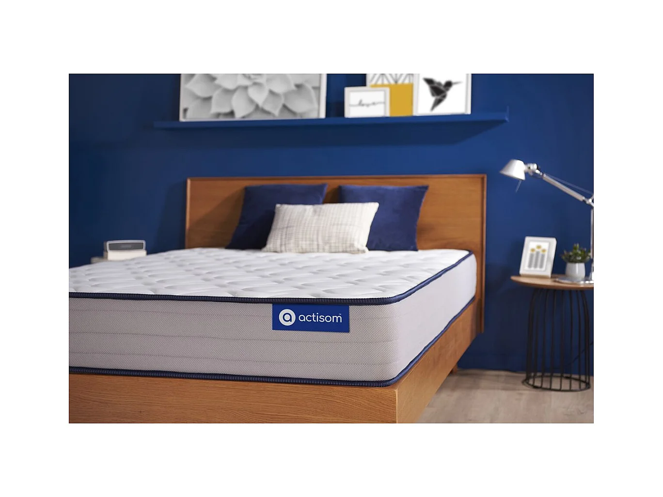 ACTISOM matelas Ressorts ensachés et Mémoire de forme ACTIFLEX FORM 90x190 cm 5zones de confort