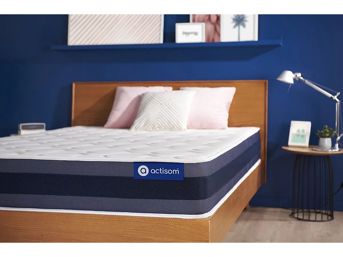 Matelas Ressorts ensachés+Mémoire de forme ACTIFLEX MORPHO 90x200 Maxi épaisseur 5zones de confort