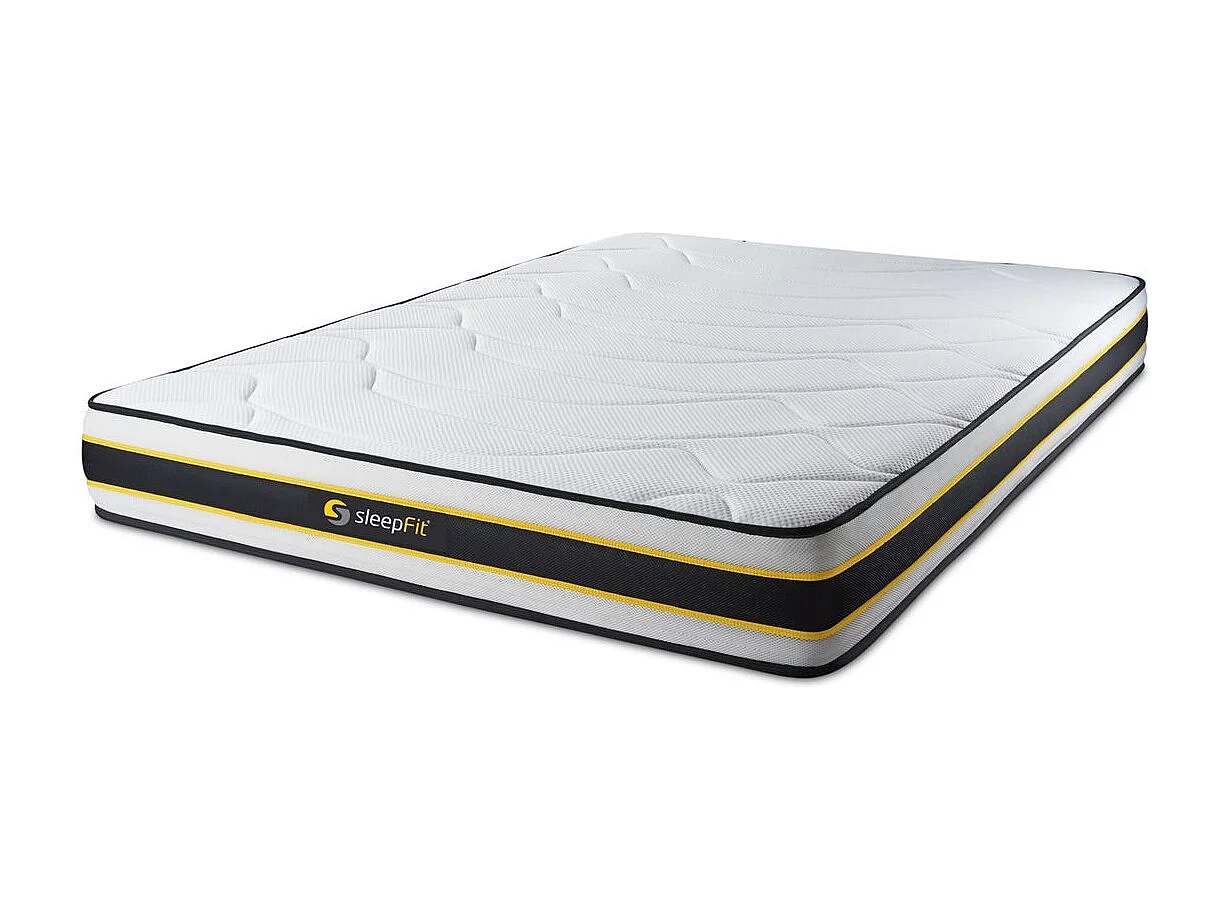 Colchón FLEXY 180x200cm, Grosor: 22cm, Muelles ensacados y espuma viscoelástica, Firme, 3 zonas de confort