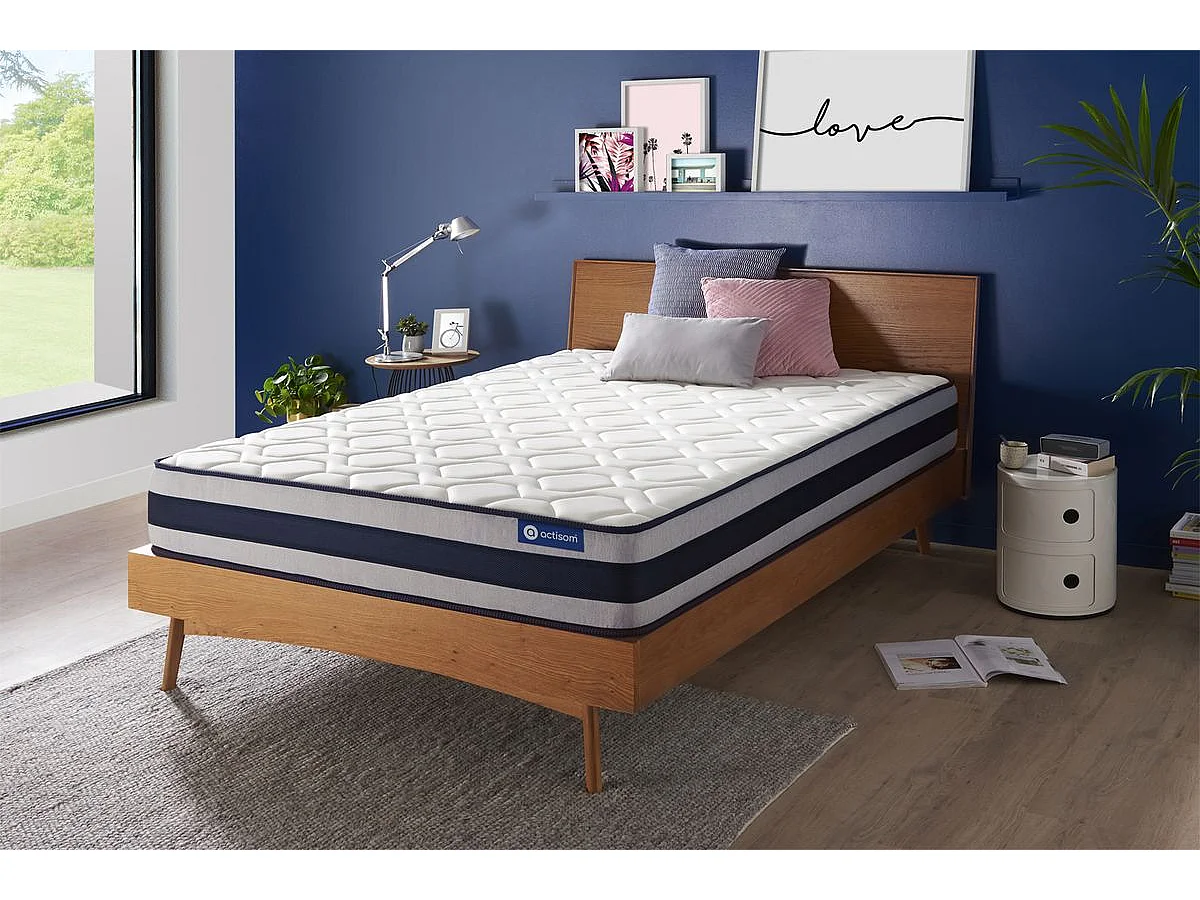 Colchón Actiflex ergo 180x200cm, Grosor: 24cm, Muelles ensacados y espuma viscoelástica, Firme, 3 zonas de confort