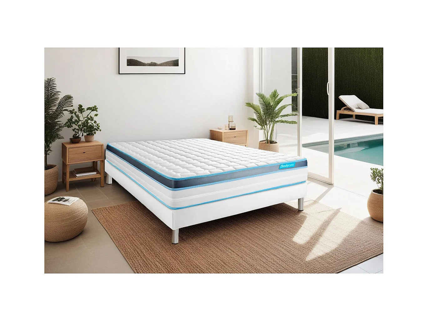 Matelas PERFORM 140x190 Mousse à mémoire de forme ProfiZone 5 zones Ultra épaisseur