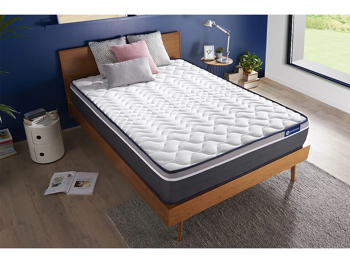 Materac Actiflex plus 160x200cm, Grubosc : 26 cm, sprezyny kieszeniowe i pianka z pamiecia ksztaltu, Bardzo wysoki, 7 stref komfortu
