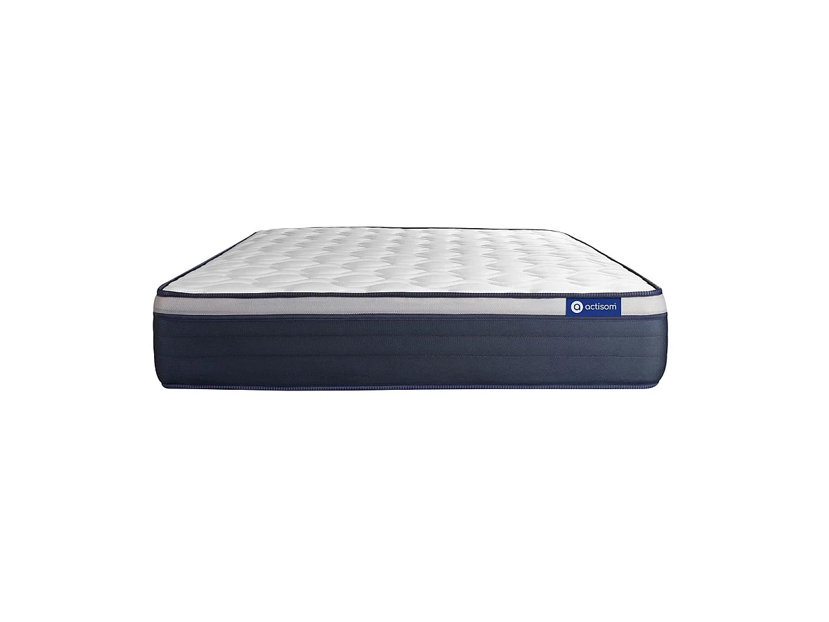 ACTISOM matelas Ressorts ensachés+Mémoire de forme ACTIFLEX MAX 160x200 cm Maxi épaisseur 7zones de confort