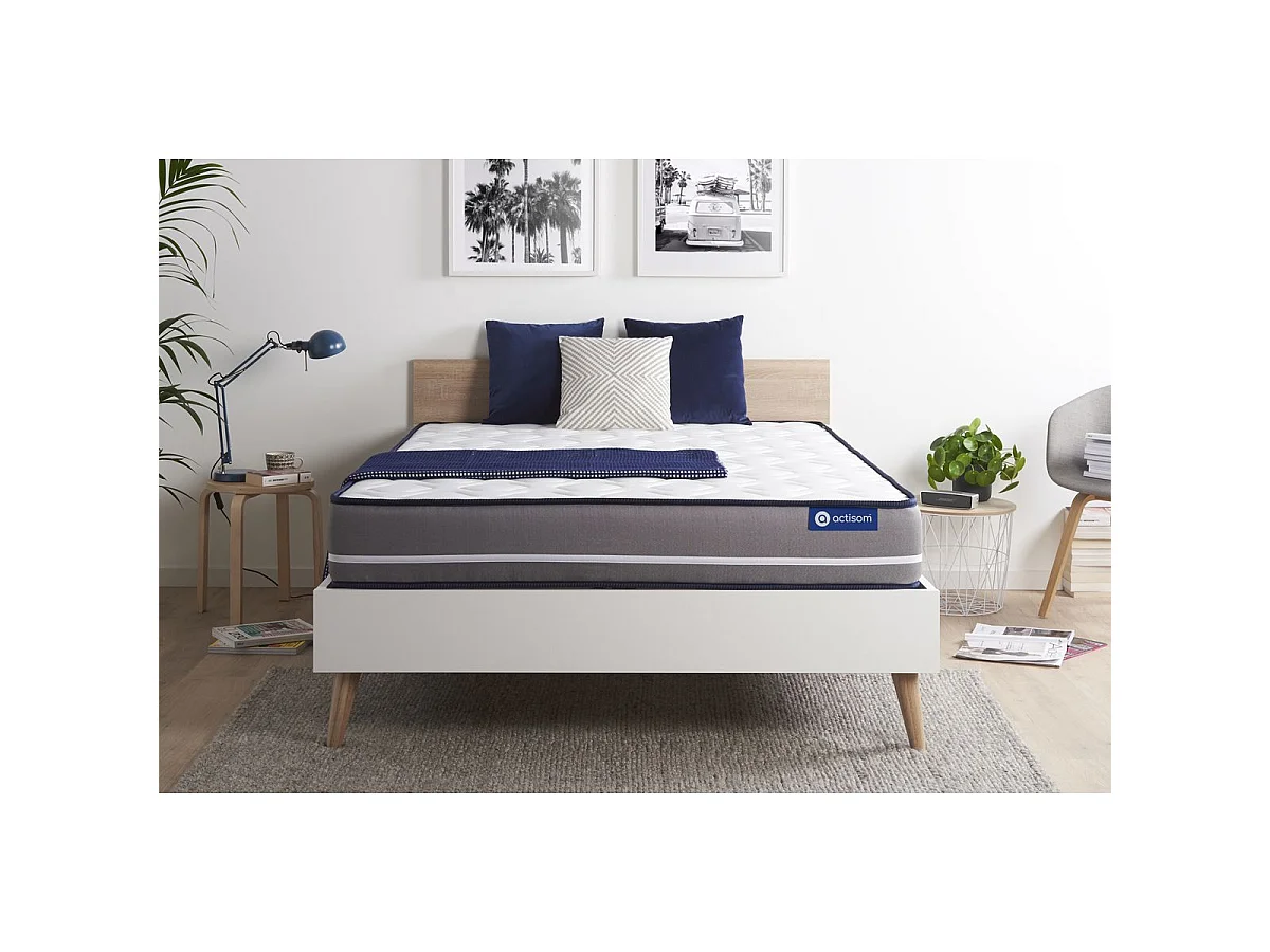 Actilatex pur matras 140x200cm , Matrasdikte : 20 cm , Latex en traagschuim , Stevig, 3 comfortzones