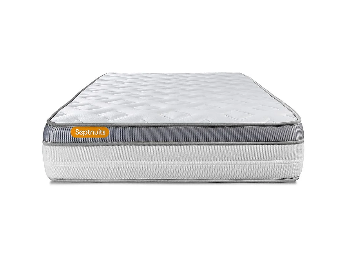 Matelas 90x190 Memo Zen Mousse à mémoire de forme 5 zones de confort MAXI épaisseur