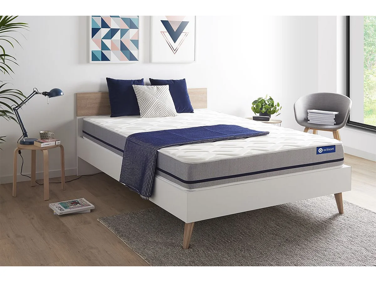 Actilatex soft matras 180x200cm , Matrasdikte : 20 cm , Latex en traagschuim , Vrij stevig, 3 comfortzones