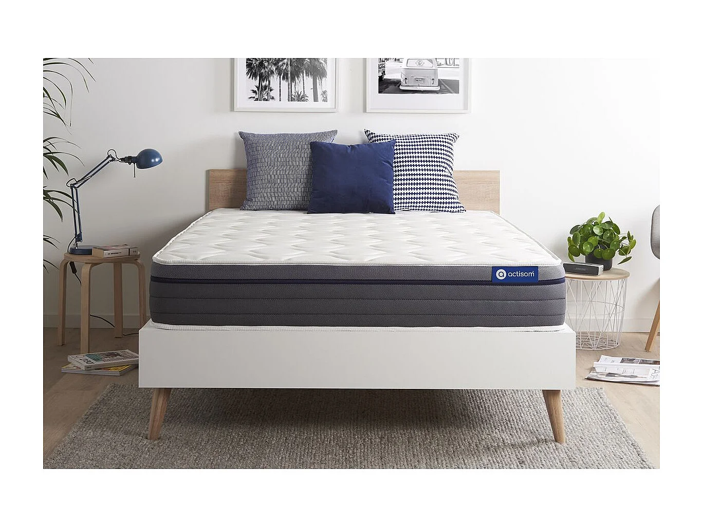 Actilatex zen matras 180x200cm , Matrasdikte : 26 cm , Latex en traagschuim , Gebalanceerd, 7 comfortzones