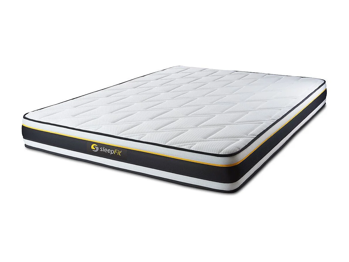 Materac SOFT 140x200 cm, Grubosc : 19 cm, Pianka HD z kolózkami mikropowietrznymi, Bardzo wysoki, 3 strefy komfortu