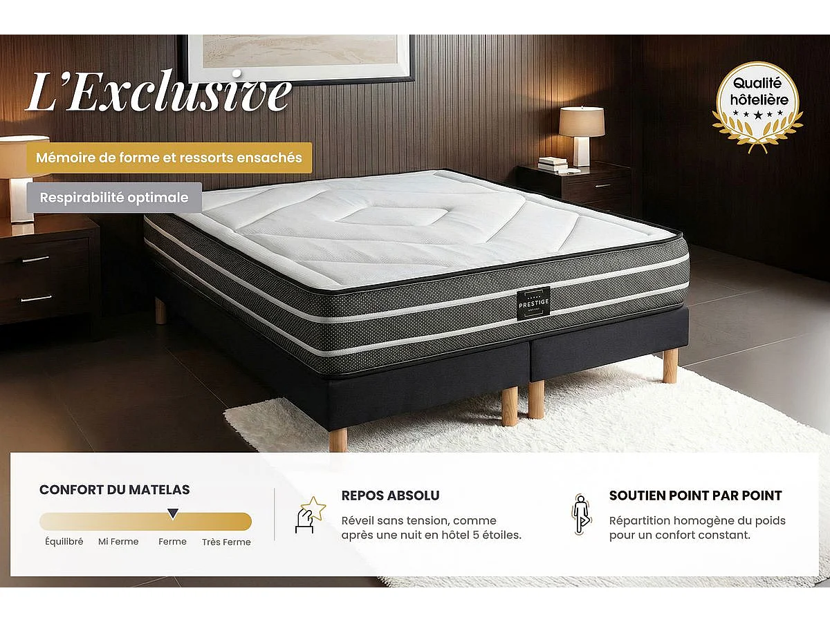Matelas Exclusive 140 x 190 cm