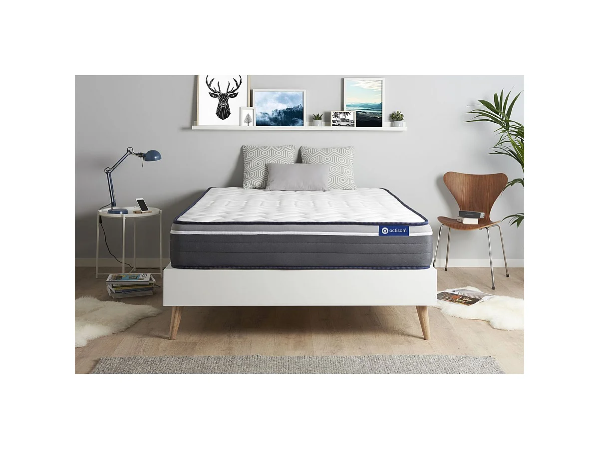 ACTISOM Matelas 160x200 Mémoire de forme Maxi épaisseur 7zones de confort