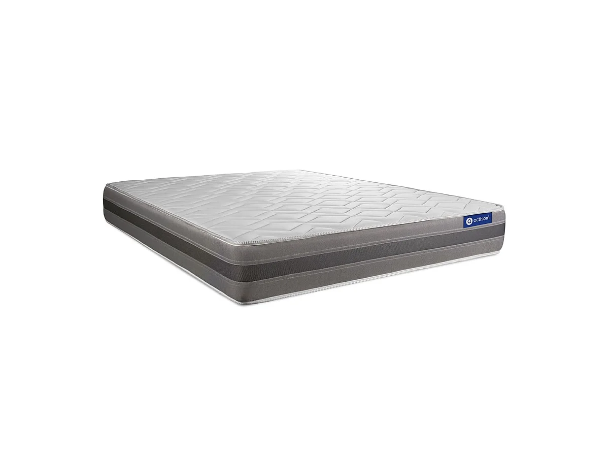 Colchón Actilatex relax 140x190cm, Grosor: 24cm, Látex y espuma viscoelástica, Moderadamente firme, 5 zonas de confort