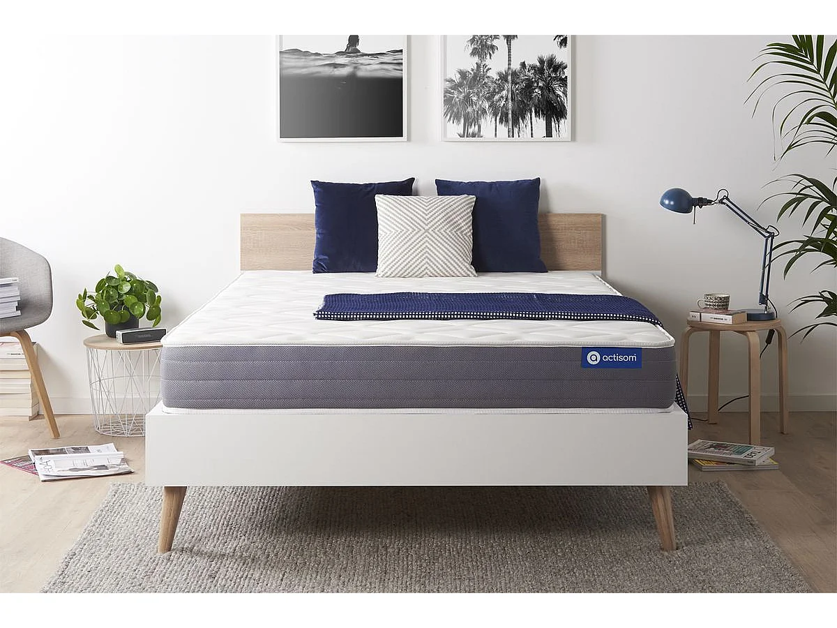 Actilatex dream matras 140x190cm , Matrasdikte : 22 cm , Latex en traagschuim , Vrij stevig, 5 comfortzones