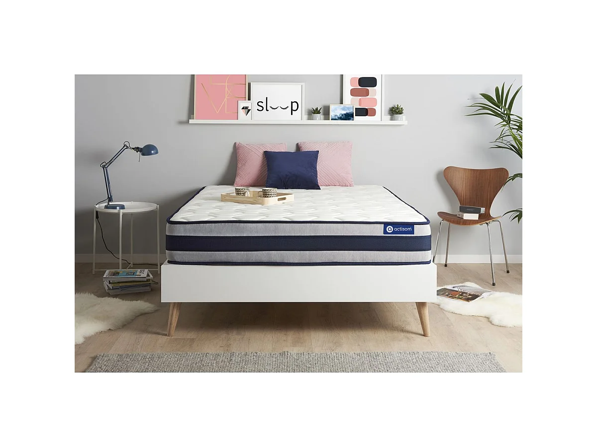 Actimemo ergo matras 180x200cm , Matrasdikte : 24 cm , Traagschuim , Stevig, 5 comfortzones