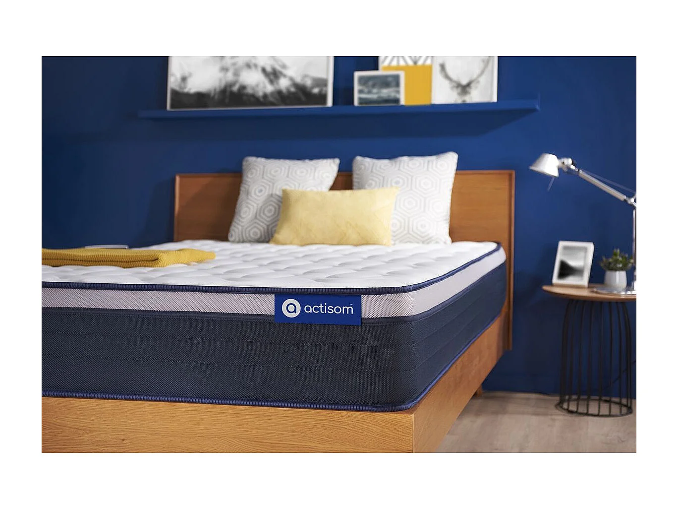 ACTISOM matelas Ressorts ensachés+Mémoire de forme ACTIFLEX MAX 90x190 cm Maxi épaisseur 7zones de confort