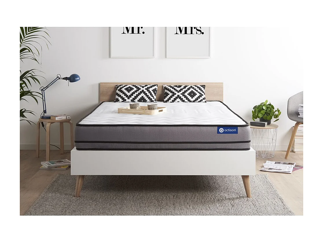 Actilatex night matras 180x200cm , Matrasdikte : 20 cm , Latex en traagschuim , Zeer stevig, 3 comfortzones