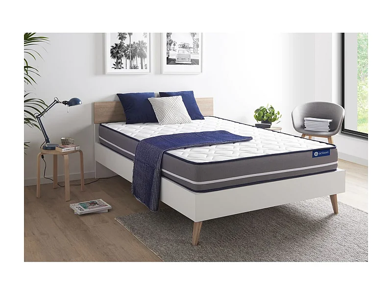 Colchón Actilatex pur 160x200cm, Grosor: 20cm, Látex y espuma viscoelástica, Firme, 3 zonas de confort