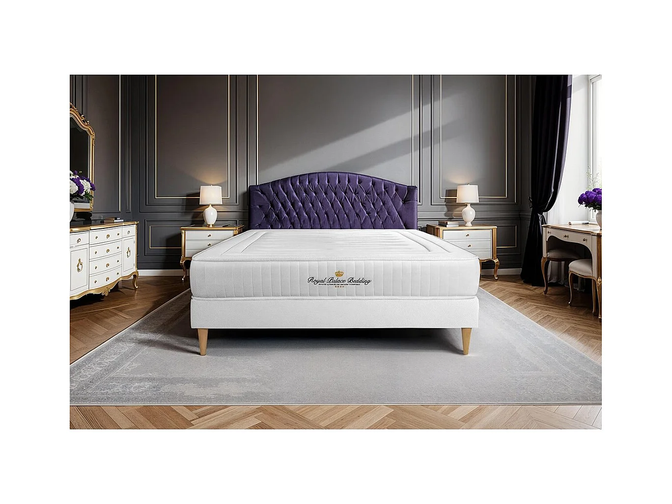 Colchón Nottingham 140 x 200cm, Grosor: 20cm, Espuma viscoelástica, Firme, 3 zonas de confort