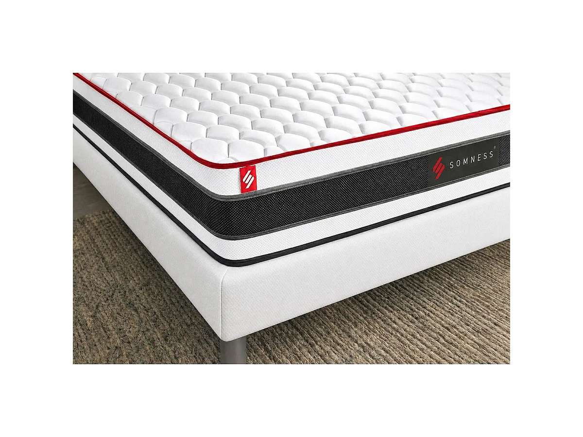 Matelas ENERGY ressorts ensachés et mémoire de forme 180x200