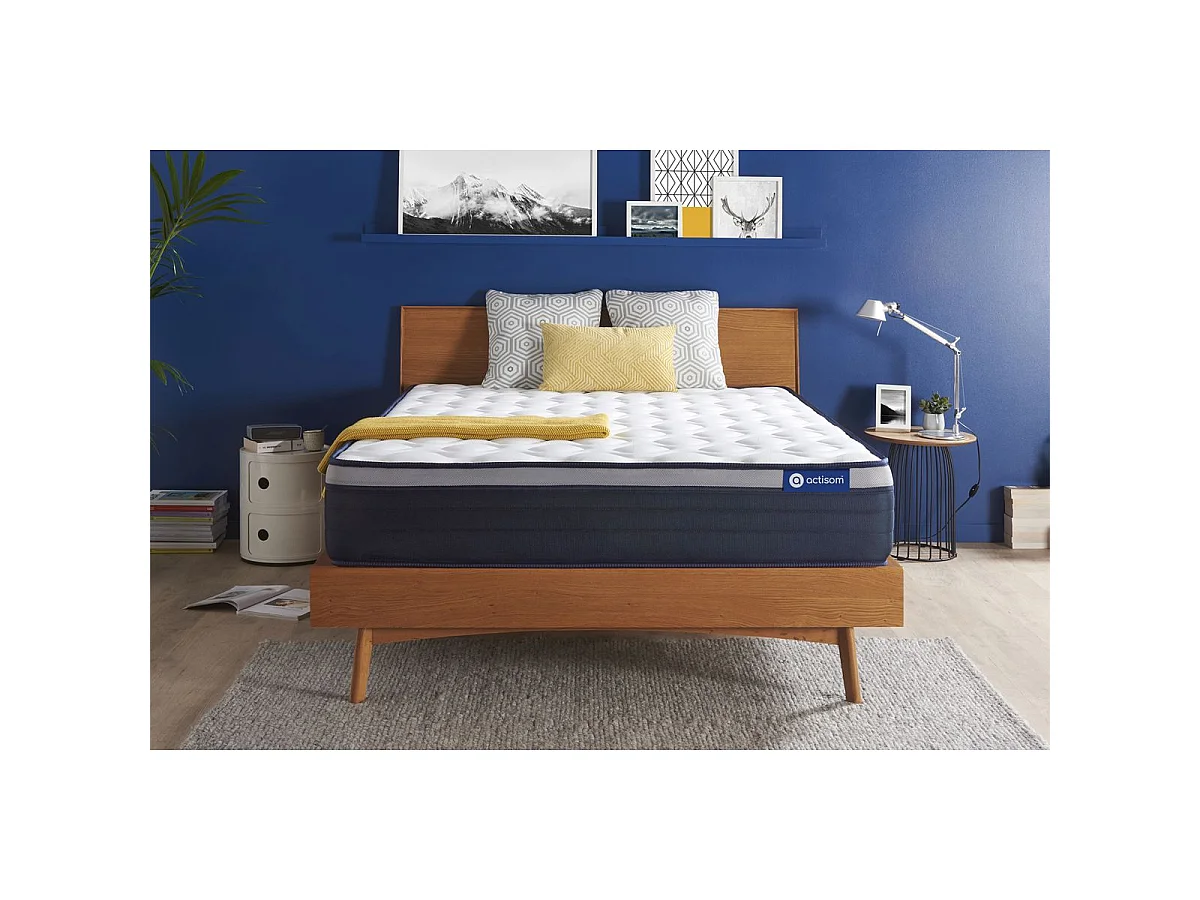 ACTISOM matelas Ressorts ensachés+Mémoire de forme ACTIFLEX MAX 180x200 cm Maxi épaisseur 7zones de confort