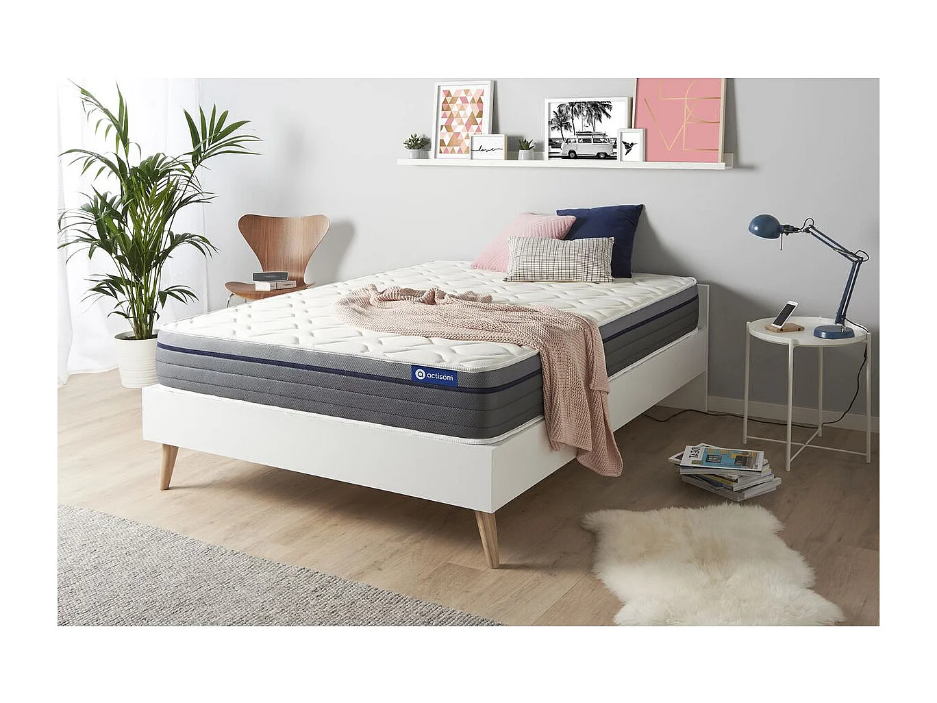 Actimemo zen matras 160x200cm , Matrasdikte : 26 cm , Traagschuim , Gebalanceerd, 7 comfortzones