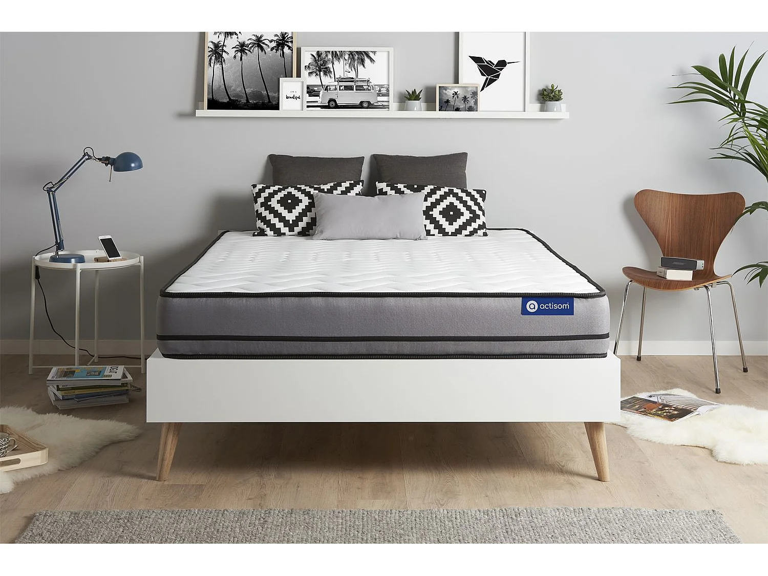 Materasso matrimoniale Actimemo night 140x190cm - Spessore : 20cm - Memory foam - Molto rigido