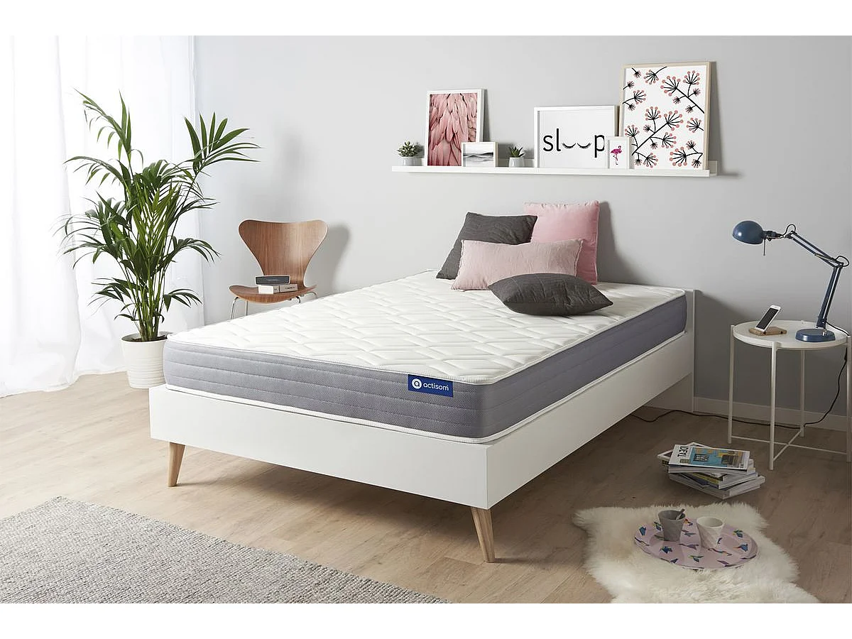 Materac Actimemo dream 200x200cm, Grubosc : 22 cm, Pianka z pamiecia ksztaltu, Umiarkowanie twardy, 5 stref komfortu