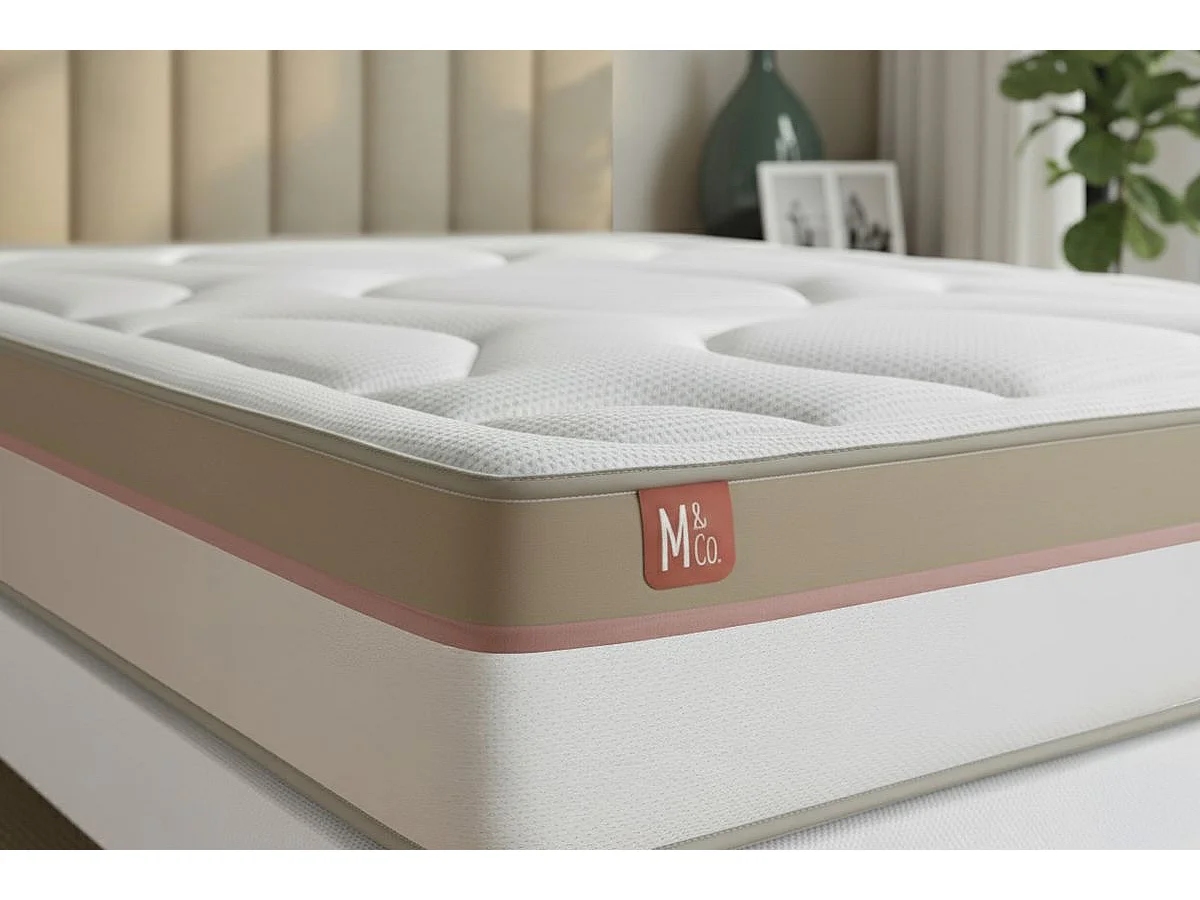 Matelas LE COSY 160x200cm Mémoire de forme 7 zones de confort - Ep. 30cm