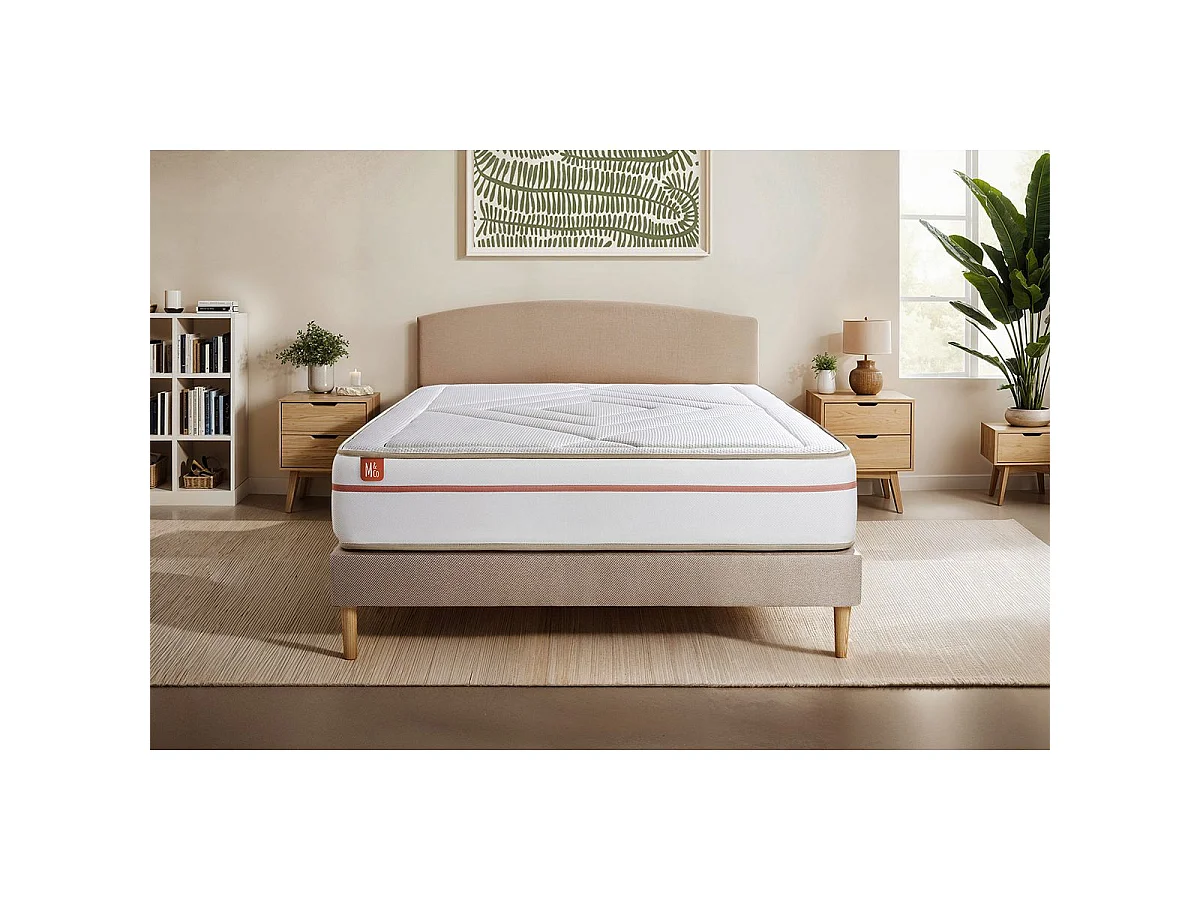 Matelas LE PAISIBLE 90x190 cm Mémoire de forme BioVisco - Ep. 24cm