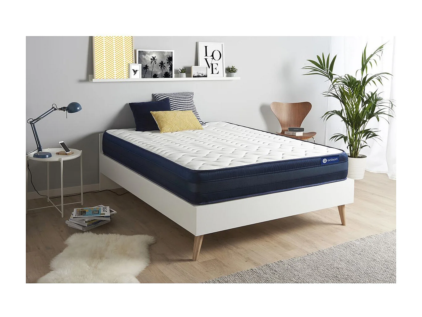 Actimemo tech matras 160x200cm , Matrasdikte : 24 cm , Traagschuim , Zeer stevig, 5 comfortzones