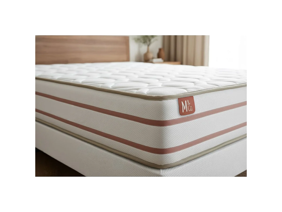Matelas LE DOUX 160x200cm Mémoire de forme 3 zones de confort - Ep. 24cm