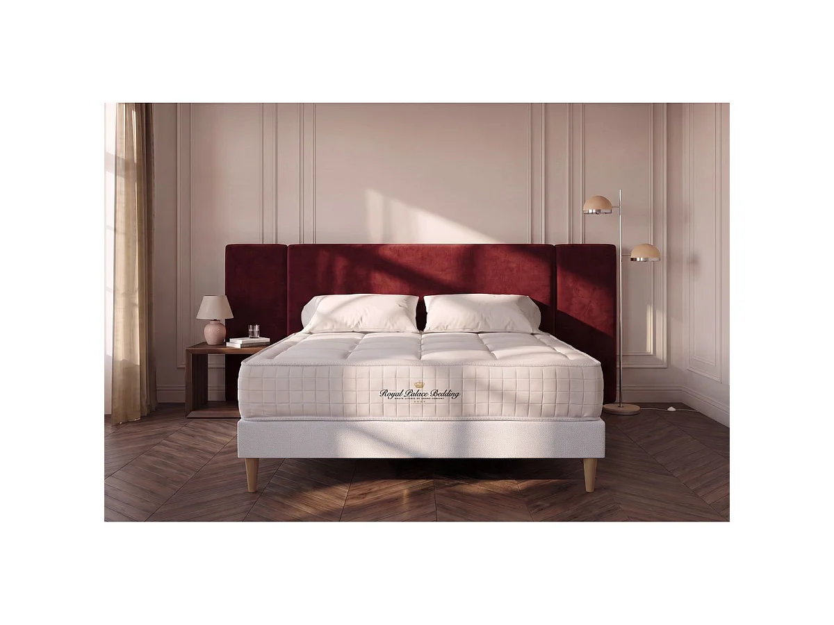 Balmoral matras 90 x 190 cm , Matrasdikte : 24 cm , Traagschuim , Stevig, 3 comfortzones