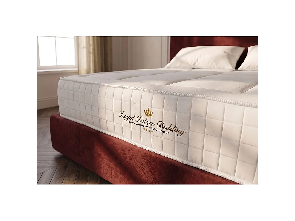 Balmoral matras 90 x 190 cm , Matrasdikte : 24 cm , Traagschuim , Stevig, 3 comfortzones