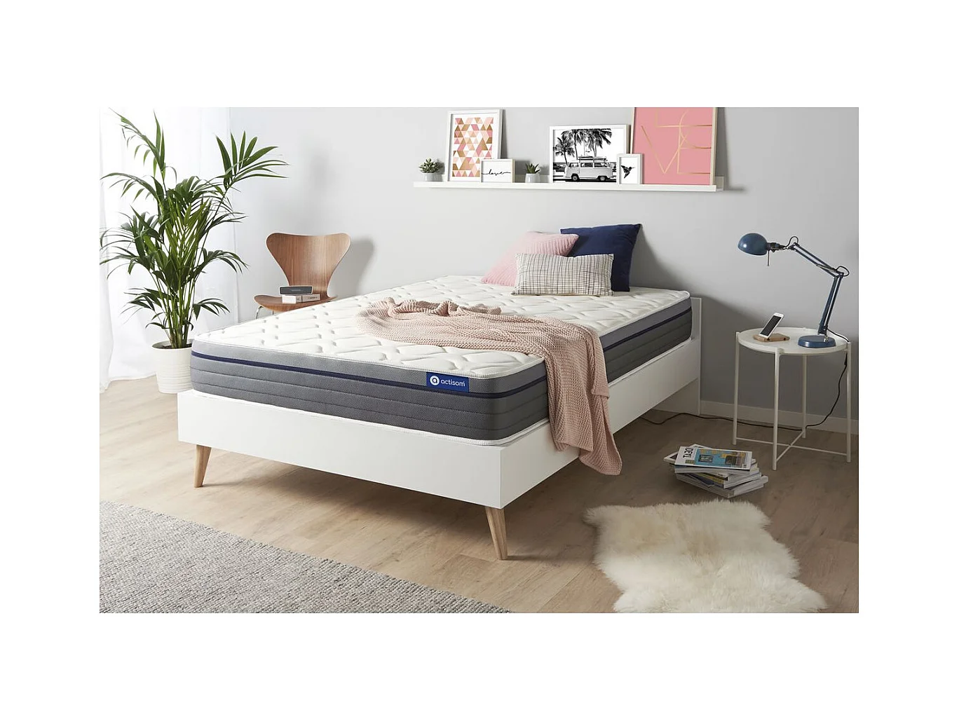 Matelas Mémoire de forme ACTIMEMO ZEN 140x200 Maxi épaisseur 7zones de confort