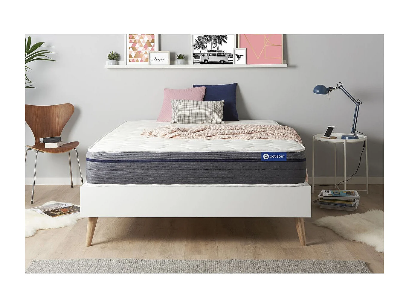 Actimemo zen matras 140x200cm , Matrasdikte : 26 cm , Traagschuim , Gebalanceerd, 7 comfortzones