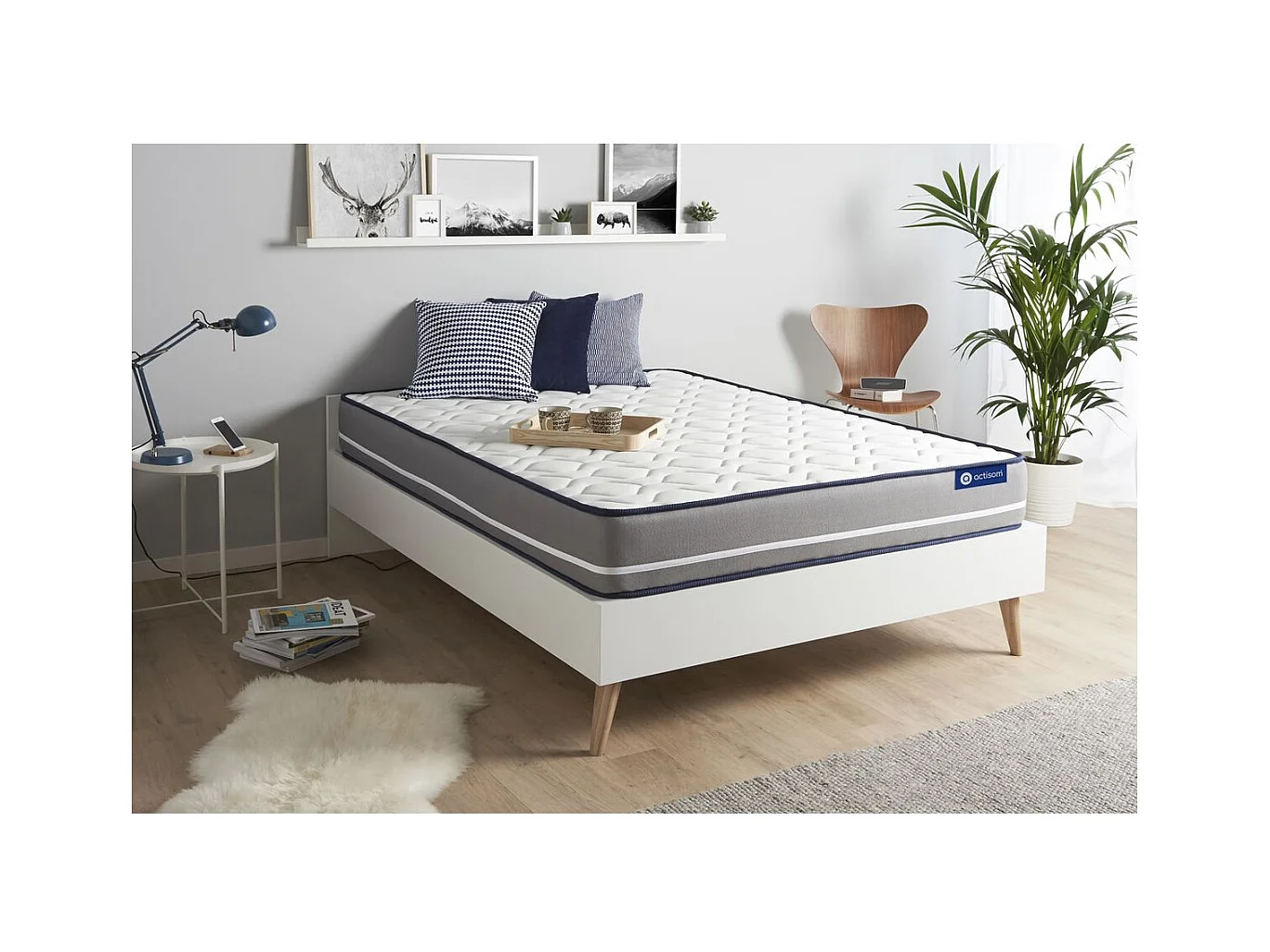 Matelas à mémoire ACTIMEMO PUR 140x200cm 3zones de confort
