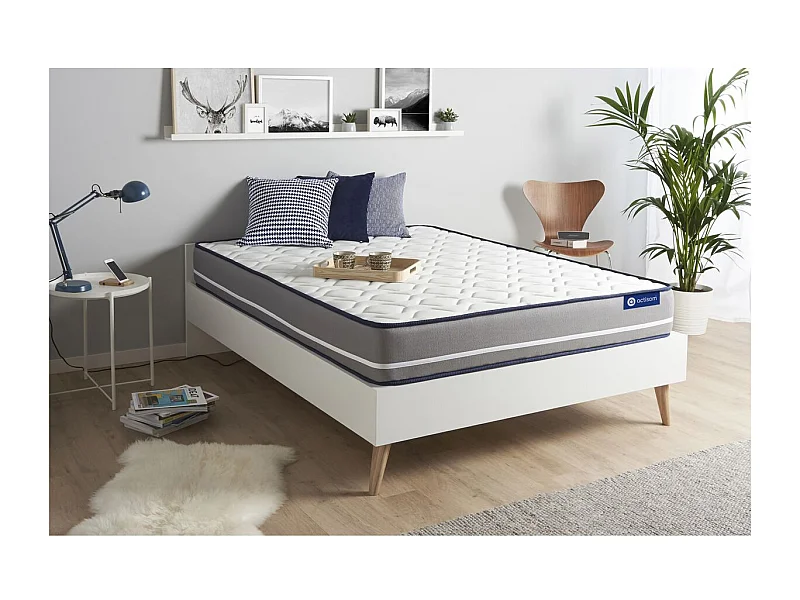 Actimemo pur matras 140x200cm , Matrasdikte : 20 cm , Traagschuim , Stevig, 3 comfortzones