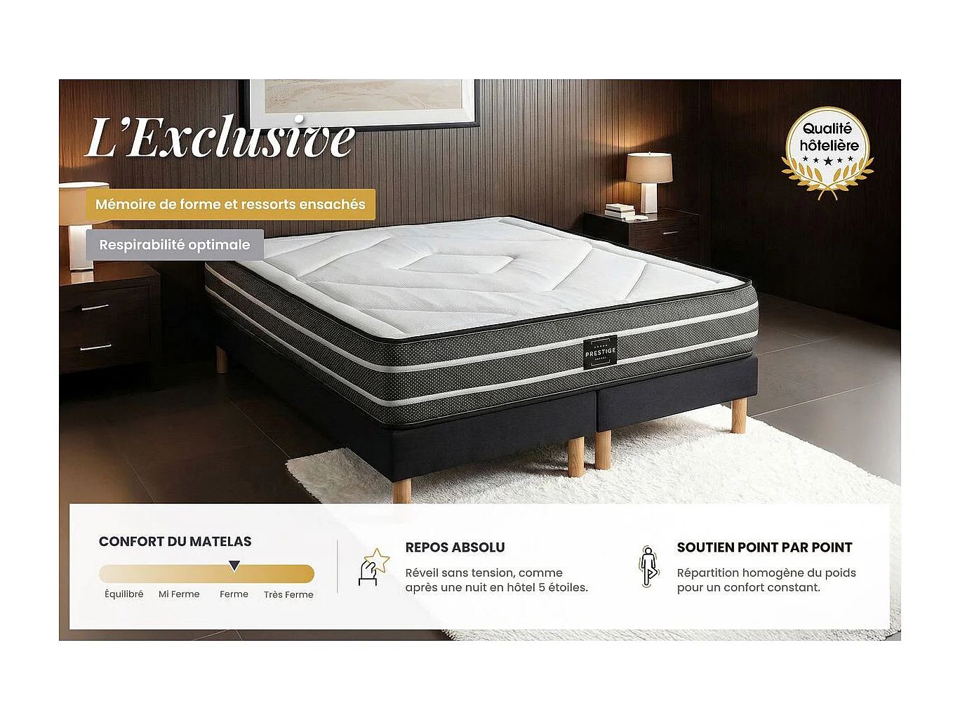 Matelas Exclusive 90 x 200 cm
