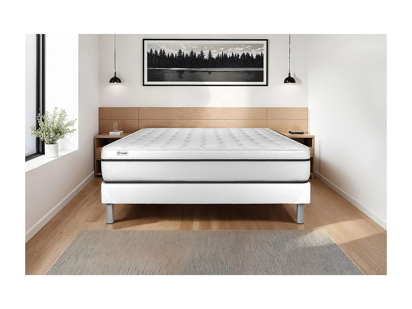 Colchão VITALIT VITAL SPA ( 140 x 190 cm - Espuma viscoelástica )