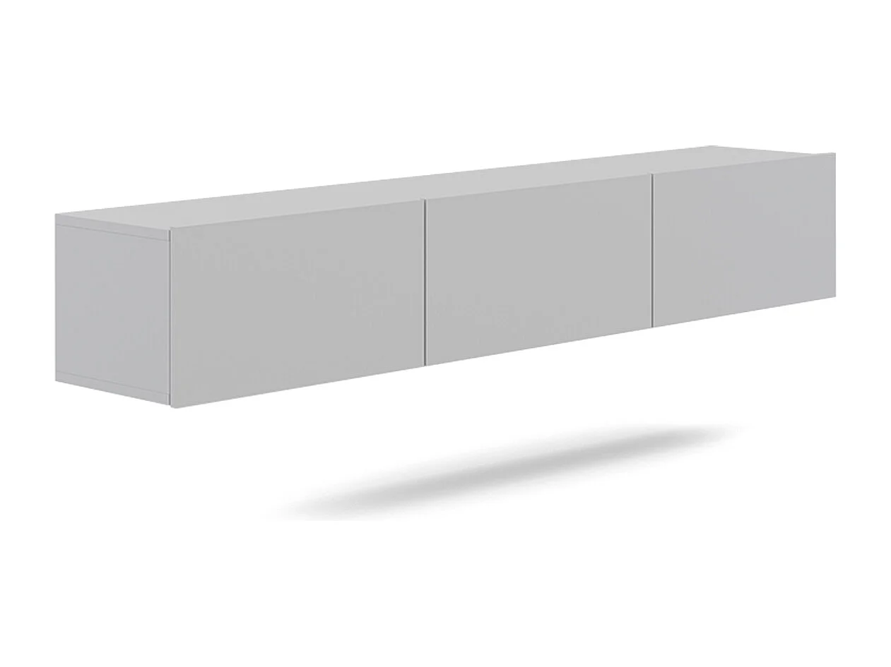 Idao 180 cm wit 3-deurs TV-element voor wandmontage