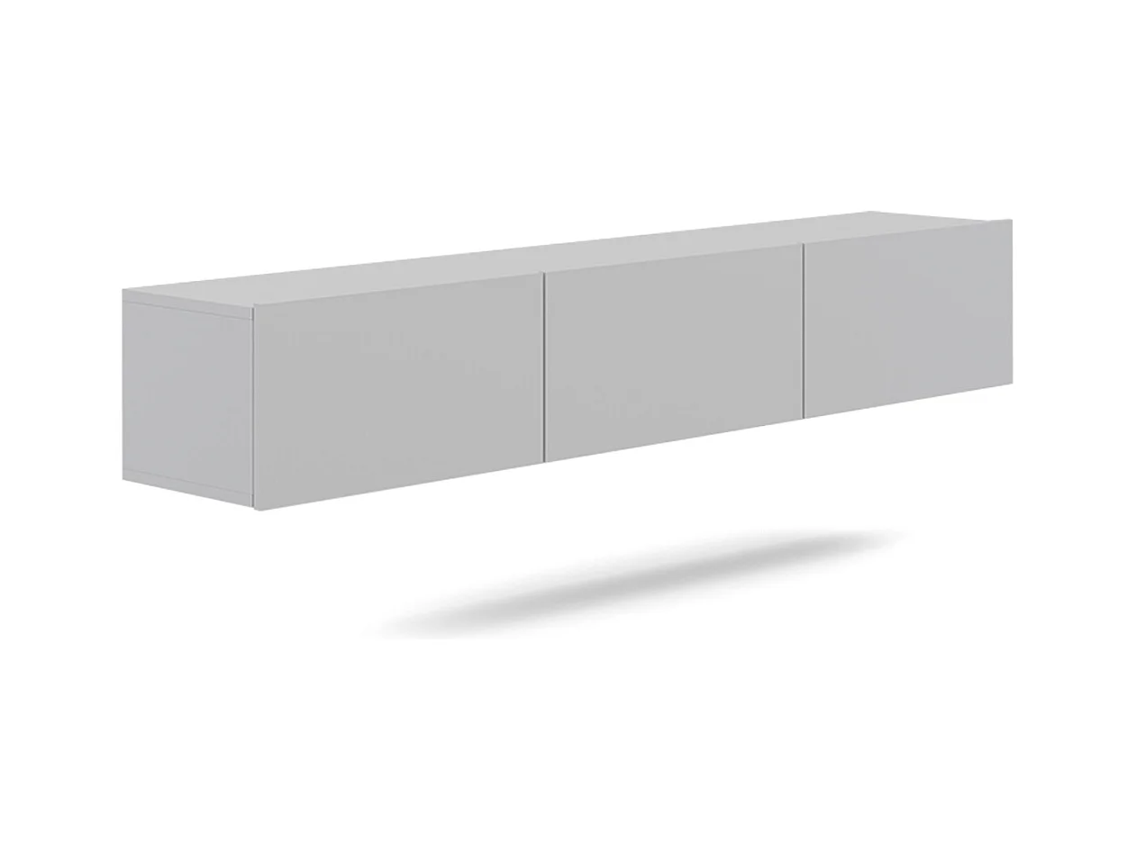 Idao 180 cm wit 3-deurs TV-element voor wandmontage