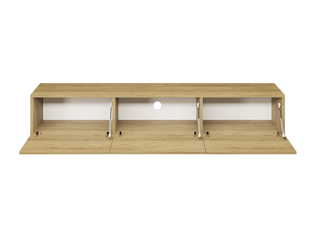 Meuble TV mural 3 portes 180 cm Idao Bois