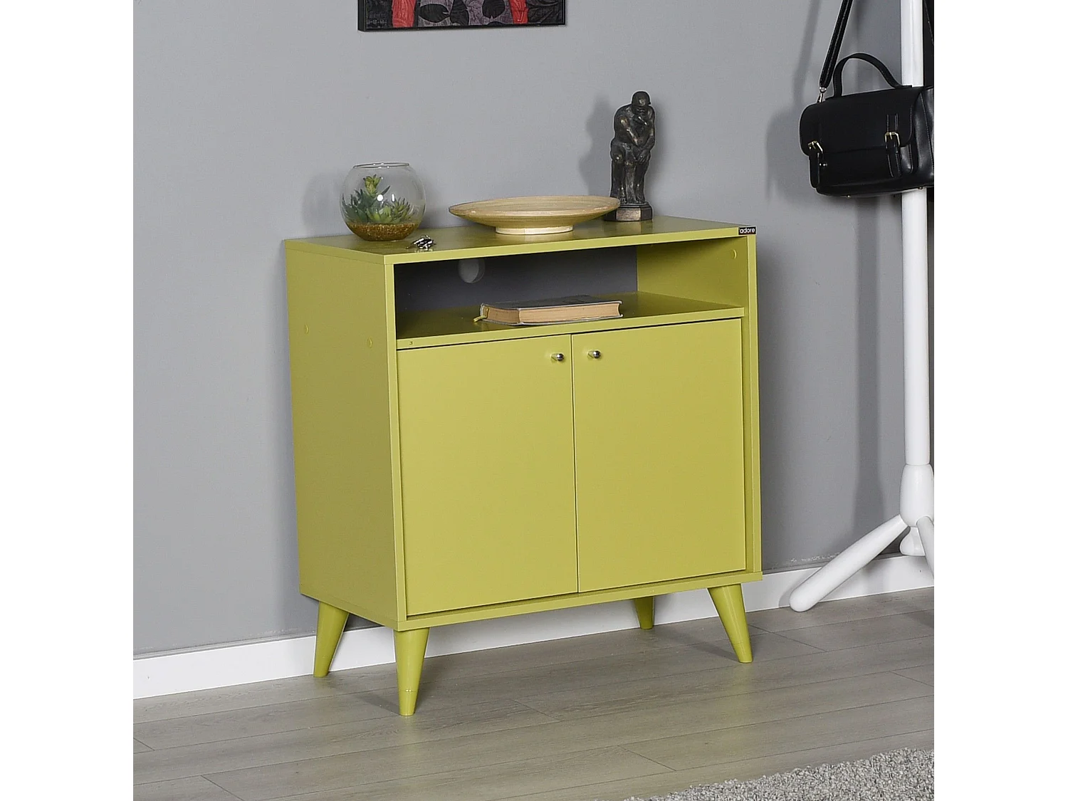 Aparador Kailua 2037, Verde, 79x73x42cm, Aglomerado laminado