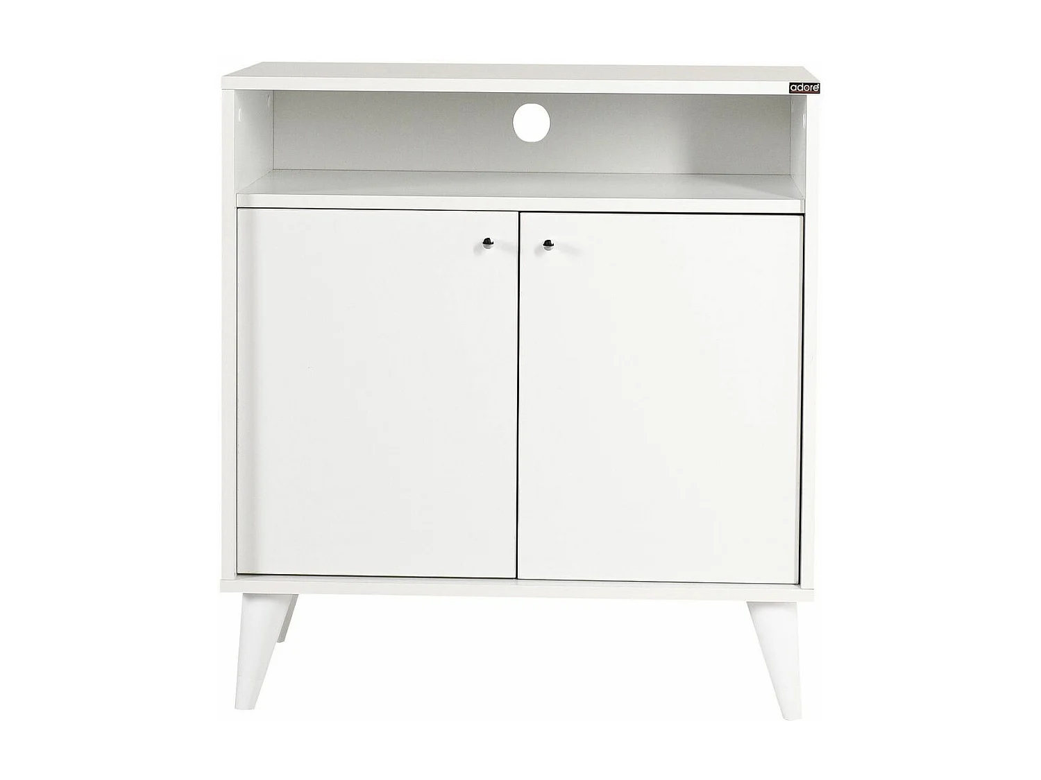 Mobile Kailua 2037, Bianco, 79x73x42cm, Truciolare laminato